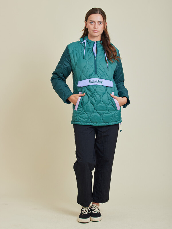 CAMPERA NYLON GLORA RUSTY Verde