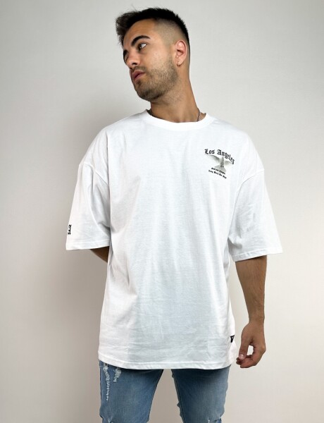 T-Shirt oversize Tefo Blanco