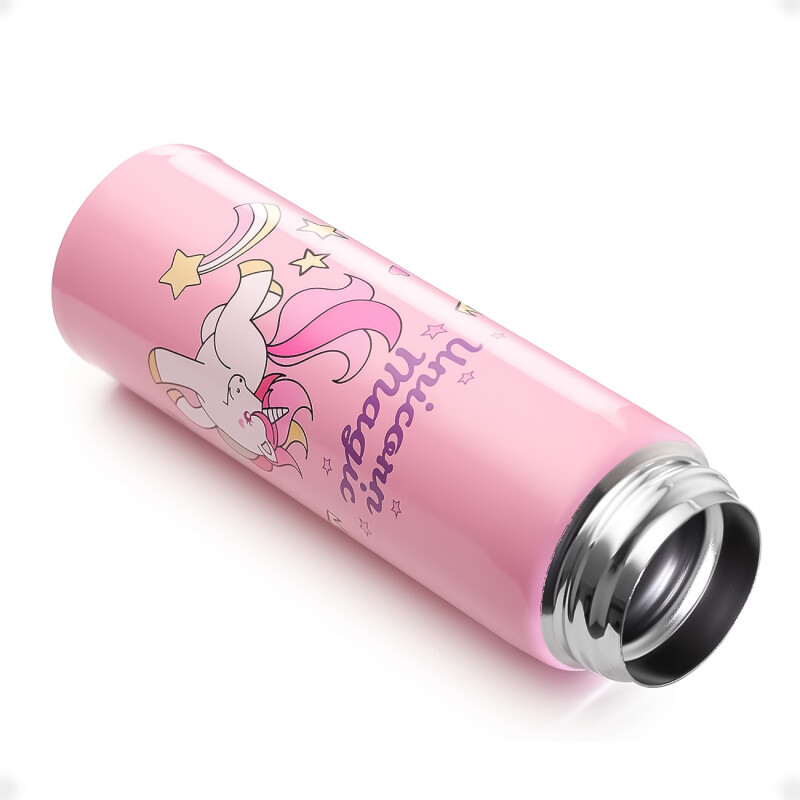 Botella TÃ©rmica de Aluminio de 500 ML Unicornio Rosa Botella TÃ©rmica de Aluminio de 500 ML Unicornio Rosa