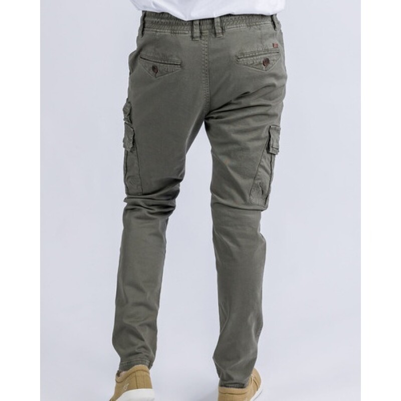 Pantalón cargo UFO Rick verde Verde musgo