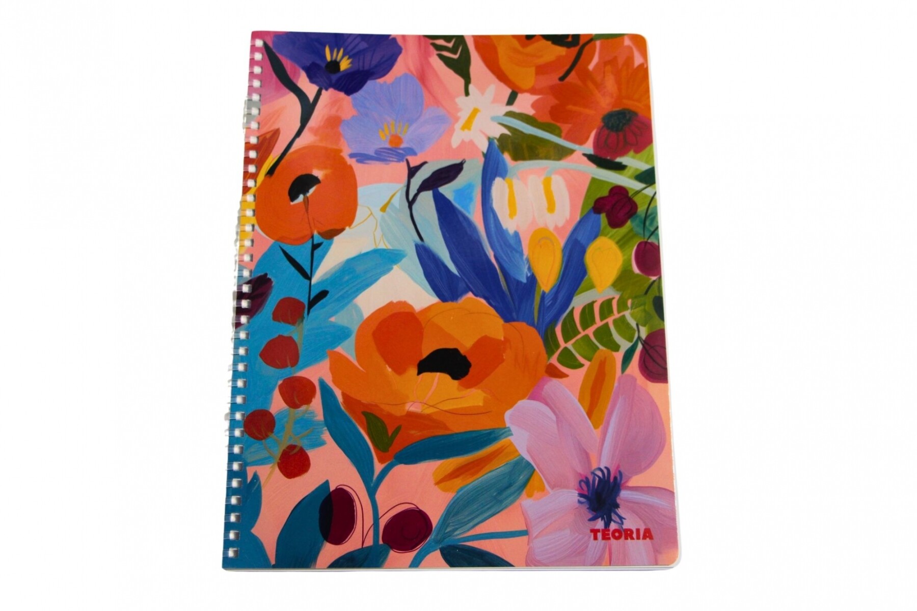 CUADERNOLA TEORIA SOFT 100 HOJAS - ACUARELA FLORES 