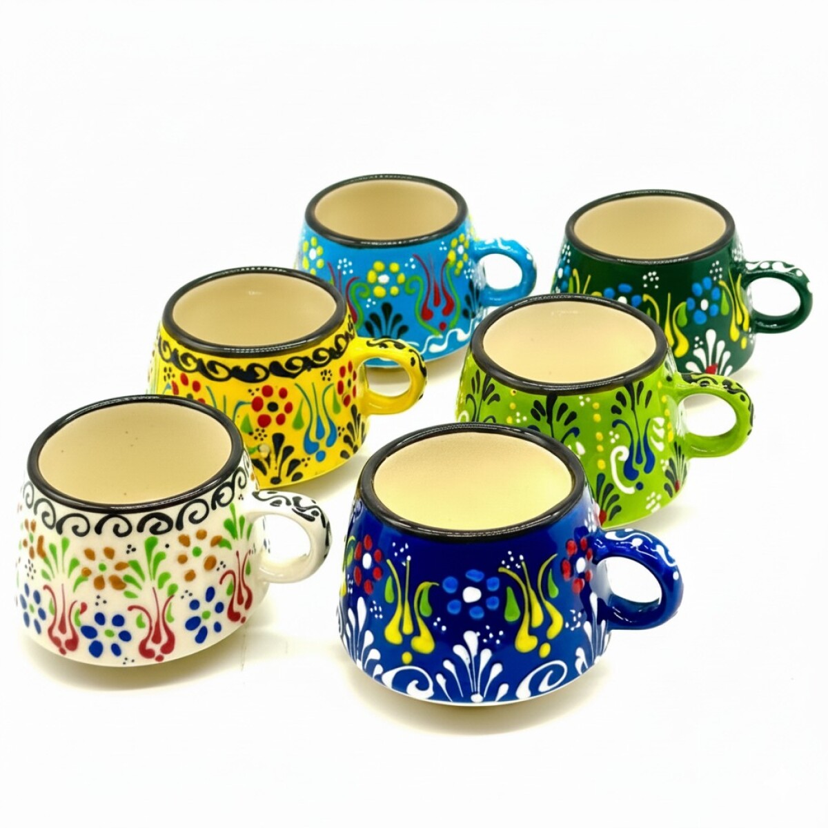 Juego de té de cerámica artesanal 