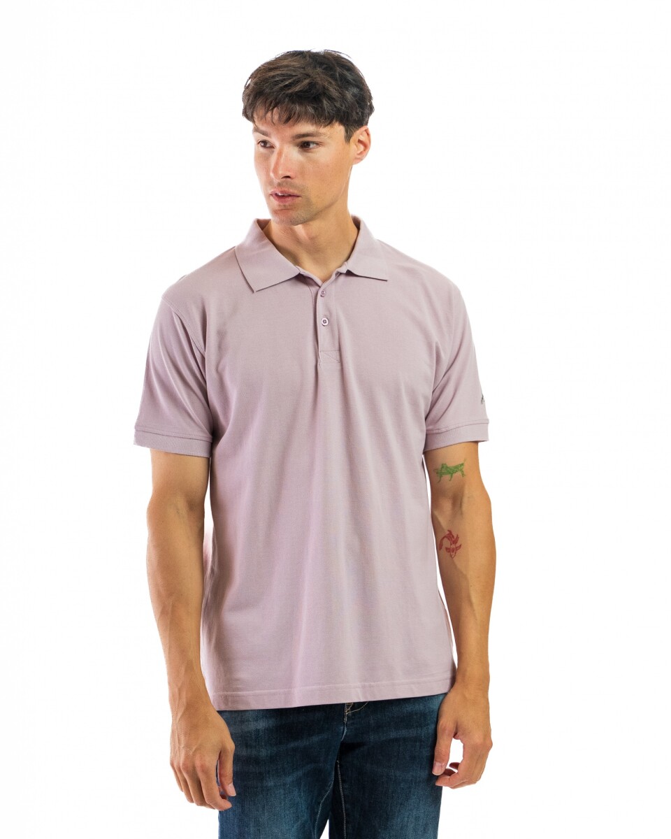 Polo Lisa Algodón - Lila 