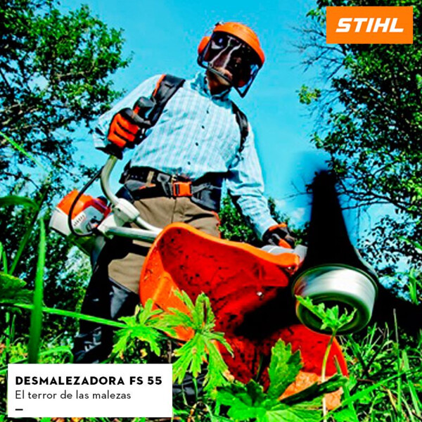 Desmalezadora Stihl Fs55 Con Cuchilla 27cc DESMALEZADORA STIHL FS55