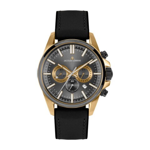 Reloj Jacques Lemans 1-2119D Liverpool cronógrafo bicolor gris y oro Reloj Jacques Lemans 1-2119d Liverpool Cronógrafo Bicolor Gris Y Oro