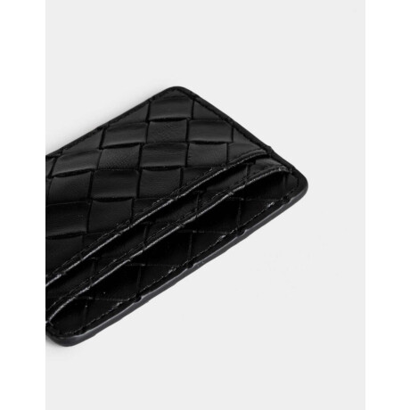 Tarjetero Doble Bolsillo Negro