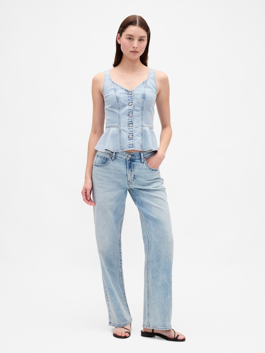 90S LR LOOSE LT MURRAY - LIGHT INDIGO 1 