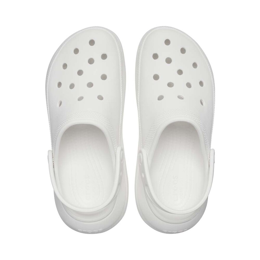 Plataformas Crocs Crush Clog - Unisex White