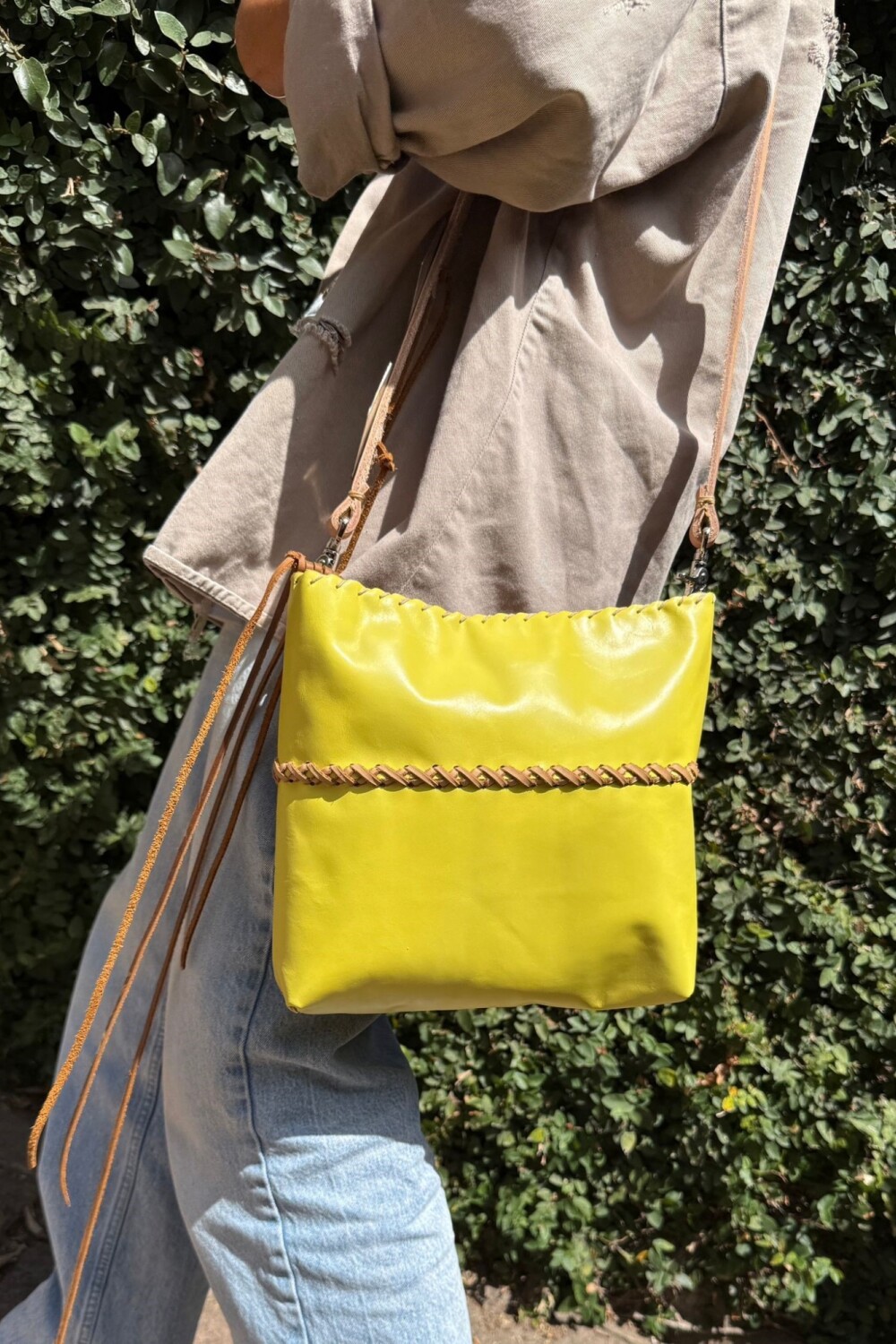 Jewel Envelope Bag Pistacho