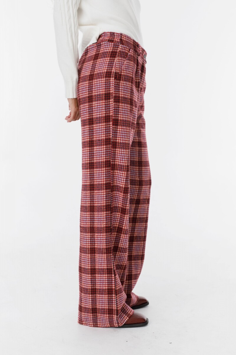 Pantalon Coraline Bordeaux/Lila