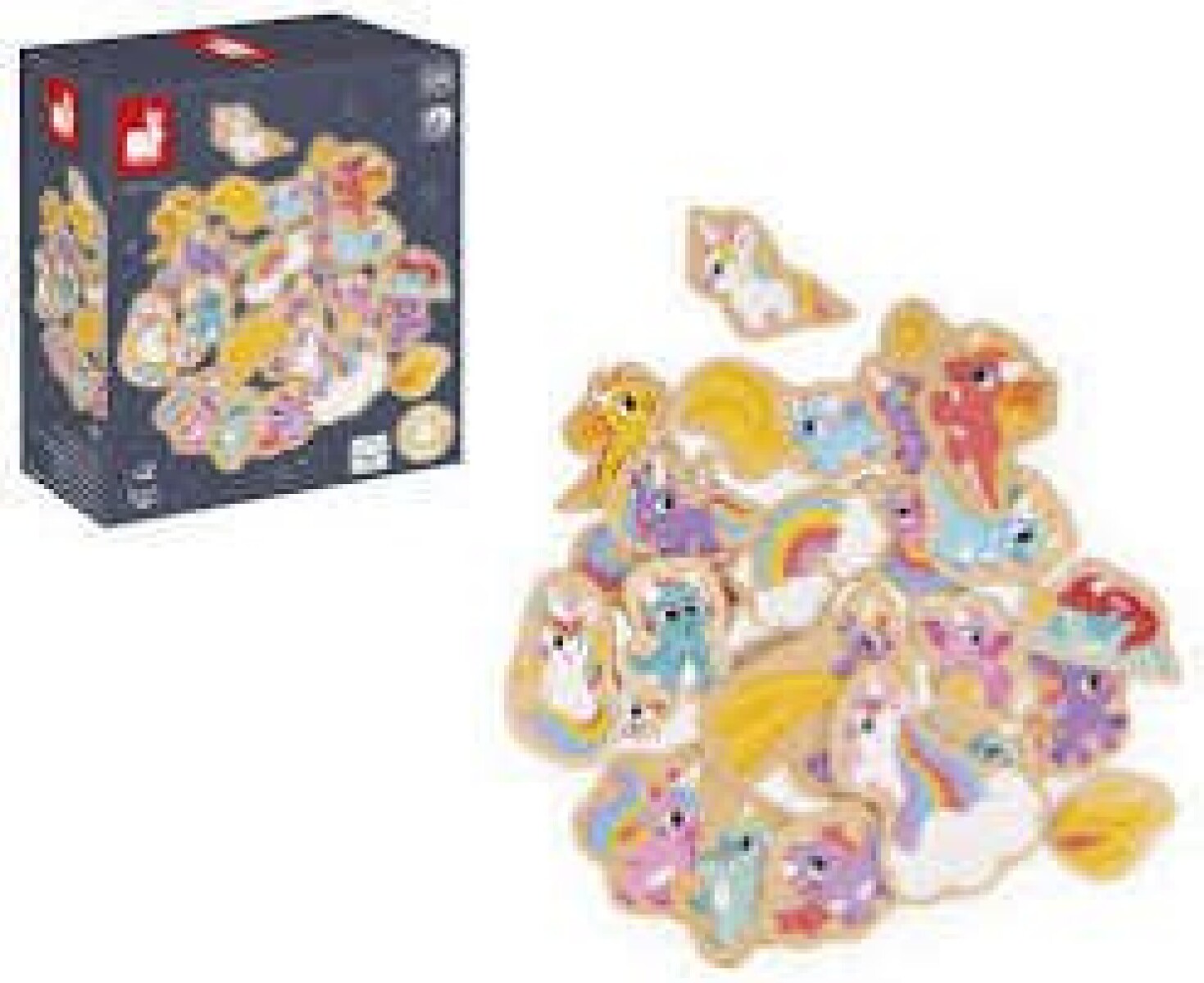 IMANES 24 PIEZAS UNICORNIOS Y DRAGONES 