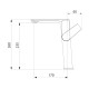 GRIFERIA LAVATORIO MONOCOMANDO NEGRO MATE LINEA AGORA BAÑO NEGRO