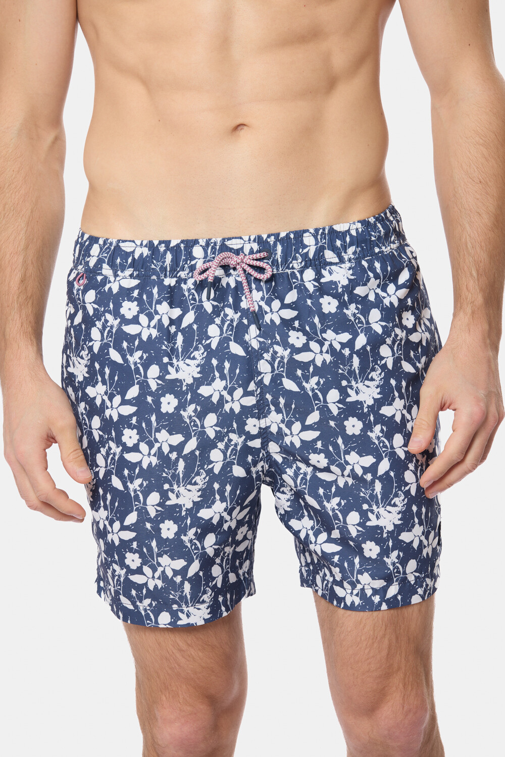 SHORT DE BAÑO ESTAMPADO Azul