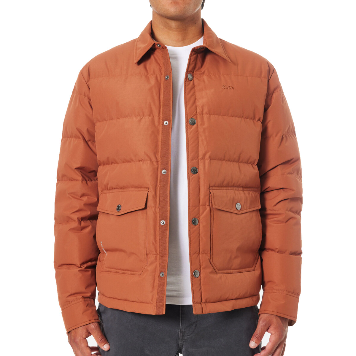 Campera Katin Otg Yukon Puffer Naranja 