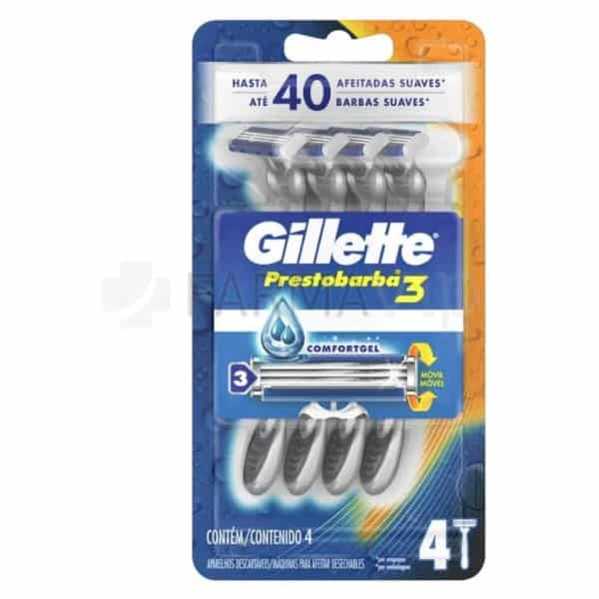 Gillette Prest. 3 Hombre 4 