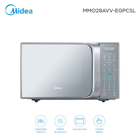 Microondas Midea MMO28AVVEGPC 28 L Inox