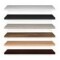 Estantes Flotantes Repisa Ménsula Invisible Melamina60x20x18 Blanco