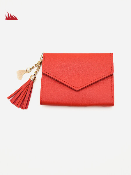 BILLETERA FLECO ROJO