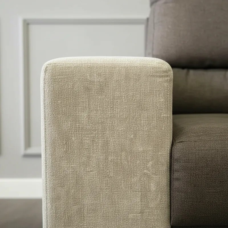 SOFA 3 CUERPOS EN TELA COMBINADA SOFA 3 CUERPOS EN TELA COMBINADA