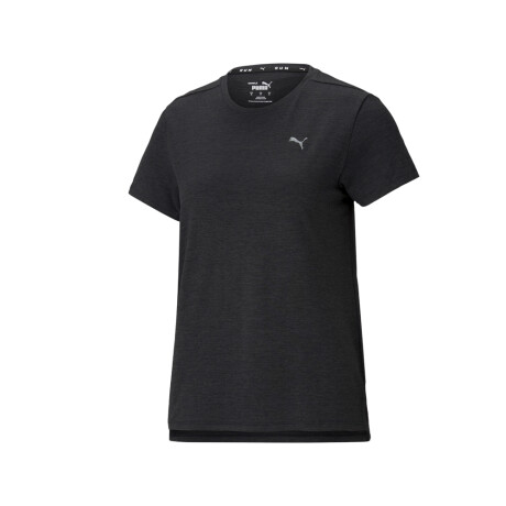 REMERA PUMA RUN FAVORITE HEATHER Black