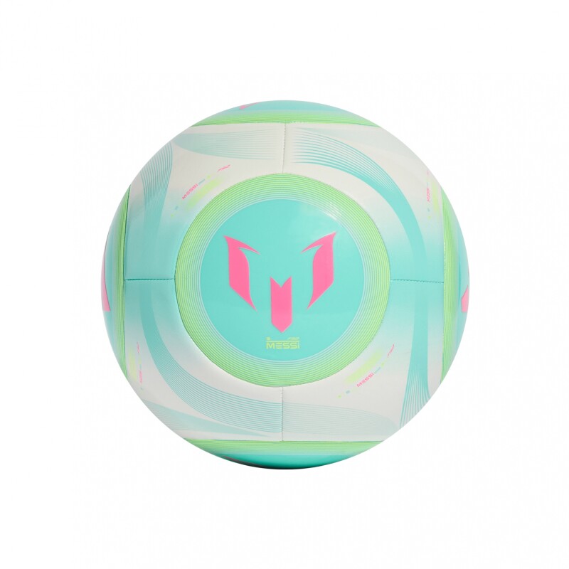 Pelota Messi Club adidas White Flash Aqua