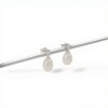 Caravanas Perlas-Plata 925-Con Perla y Zirconia- CA3200 conperla