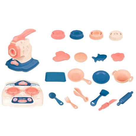 Set De Masas Play Fábrica De Pastas + Cocina 2 en1 Jug019013