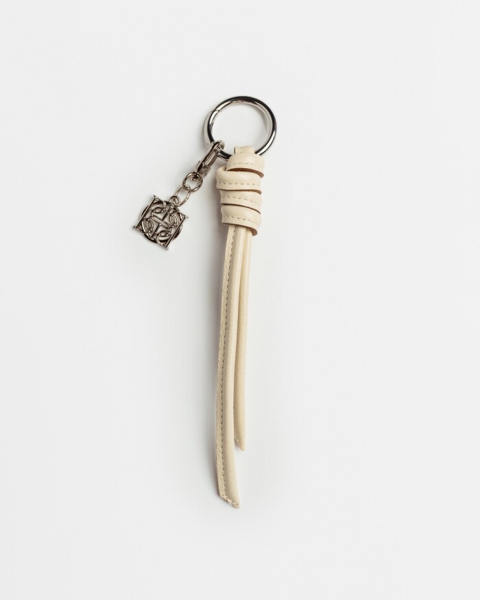 Llavero Coin en cuero graneado Cotton