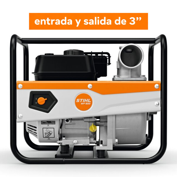 Bomba De Agua Sthil Wp600 4.4 Kw 212 Cc BOMBA AGUA STHIL WP600 4458