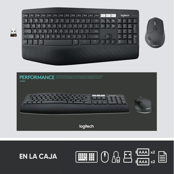 Combo Logitech Mk850 Inalámbrico Mouse Teclado Español COMBO LOGITECH MK850