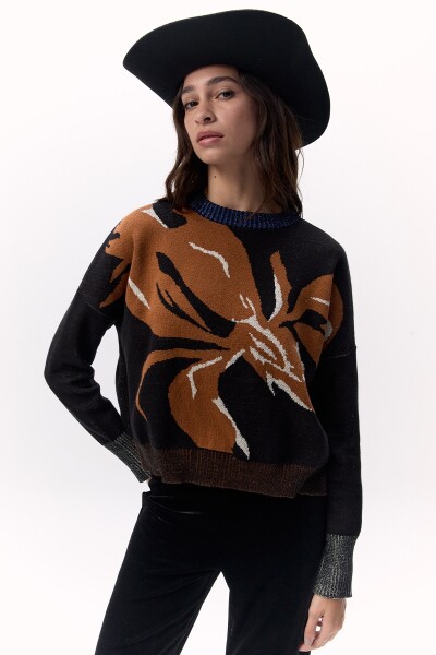 Sweater Orquidea Camel