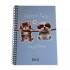 CUADERNO A5 DALI 70 HOJAS TAPA HANG IN THERE TOGETHER