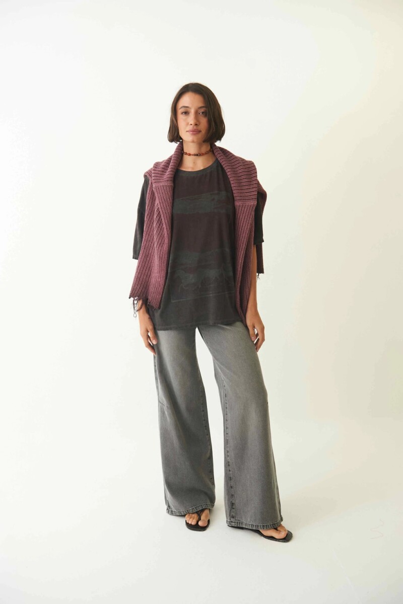 Remera Cavalos Gris