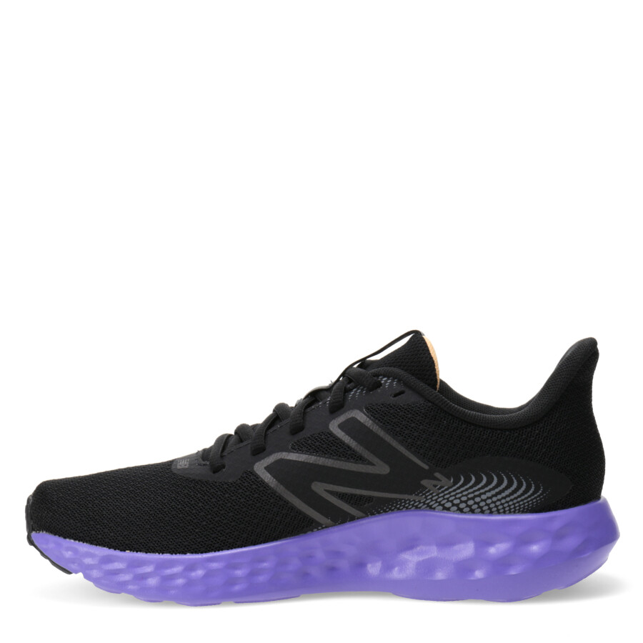 Championes de Mujer New Balance 411 V3 Negro - Gris - Violeta