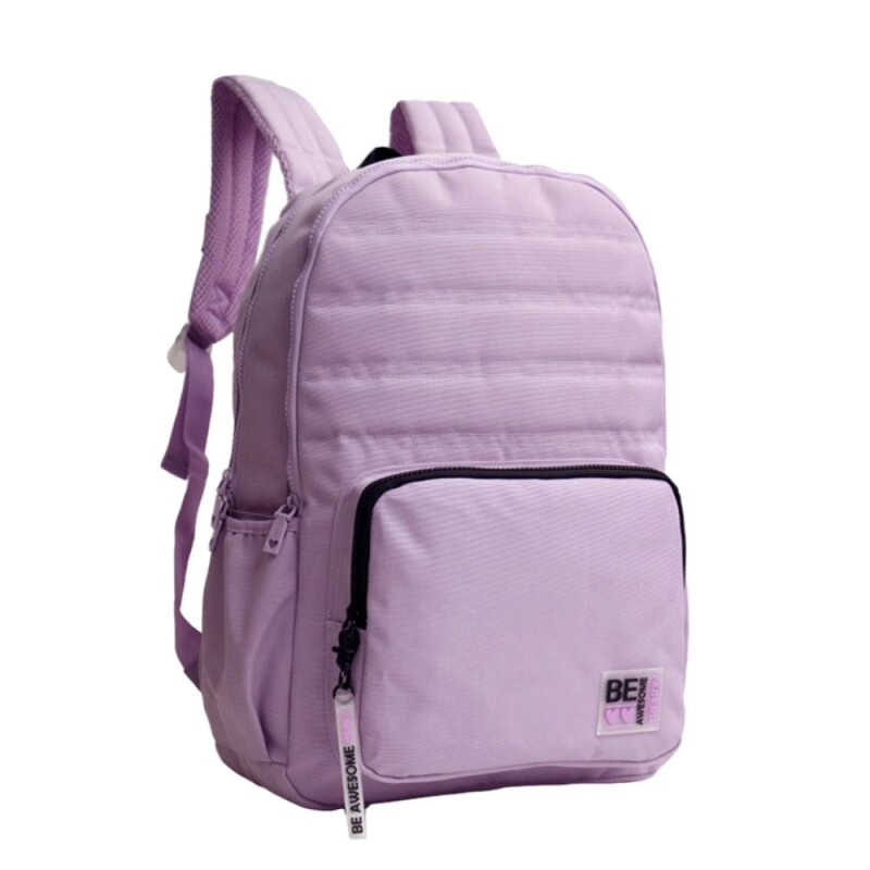 Mochila Trendy Be Para Uso Escolar Diario Moderna Práctica Cómoda Y Recreativa Lila