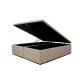 Box Baúl - Tapizado en Lino 180x200 Beige