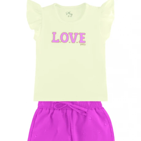 Conjunto remera y short beba Conjunto remera y short beba