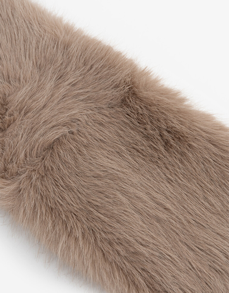 Bufandas Bufanda Animal Print - Marron Beige