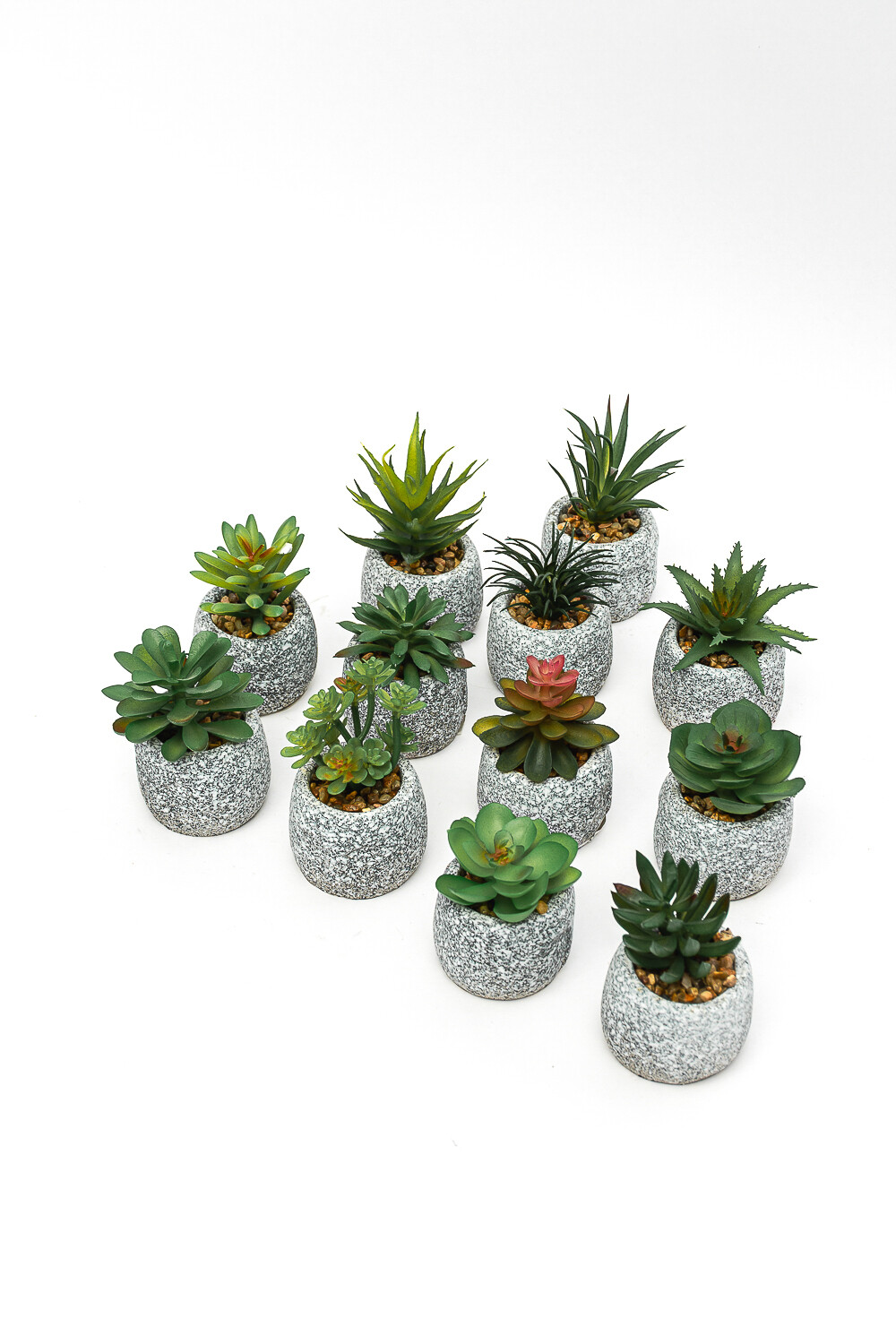 Planta Suculenta Artificial, Mini Color Unico