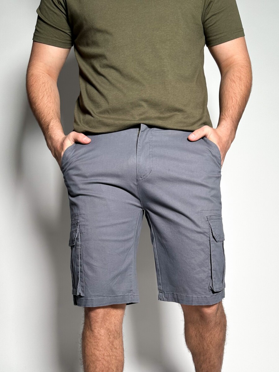 Bermuda cargo de gabardina Nairobi - Topo 