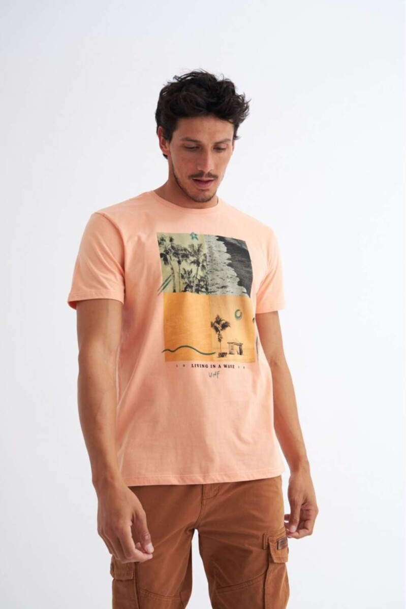 Remera Aizen - Coral 