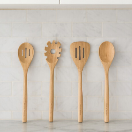 Utensilios Cocina de Bambú 4 Piezas 33 cm KitchenAid Utensilios Cocina de Bambú 4 Piezas 33 cm KitchenAid
