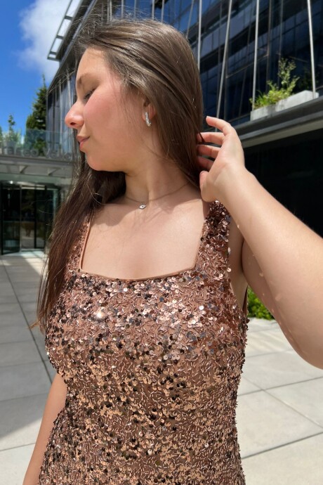 Vestido Tomasa Marrón