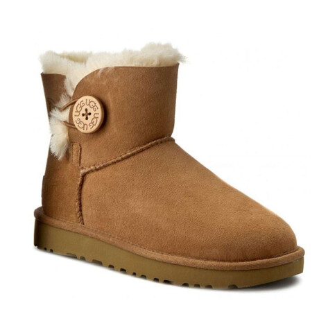 Botas UGG Mini Classic Bailey Button Marrón