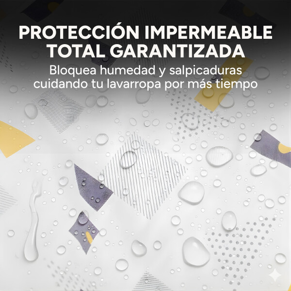 Funda Cubre Protector Lavarropas Carga Frontal Impermeable Diseño 1
