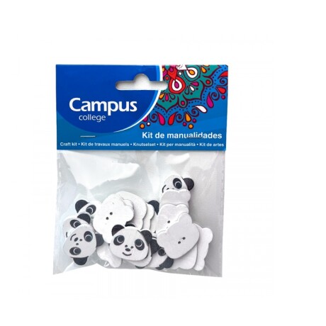 Confetti Campus Madera Osos Panda x 20 Confetti Campus Madera Osos Panda x 20
