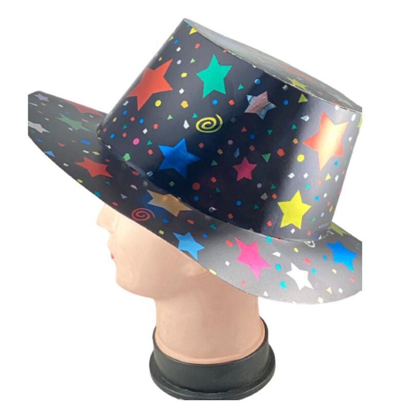 Galera de Estrellas de Cartón Negro