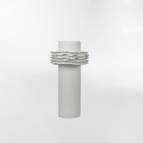 FLORERO ONDAS I Blanco - UNICO