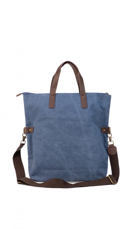 CARTERA PERLA DENIM C/ CAFE