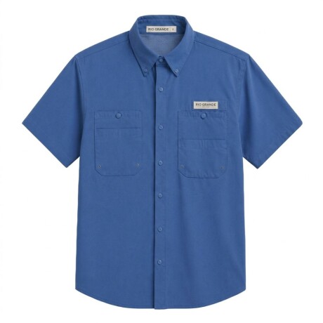 CAMISA MANGA CORTA FISHING-AZUL CAMISA MANGA CORTA FISHING-AZUL
